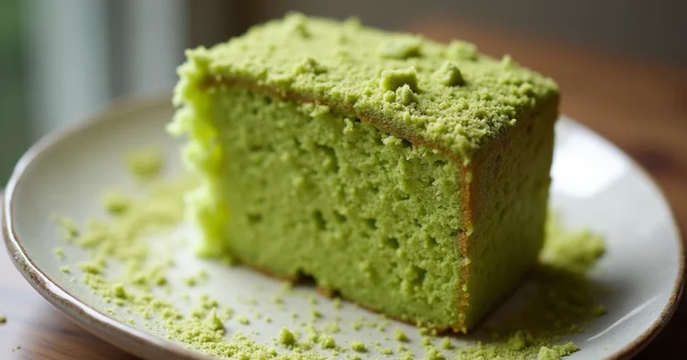 matcha sponge cake