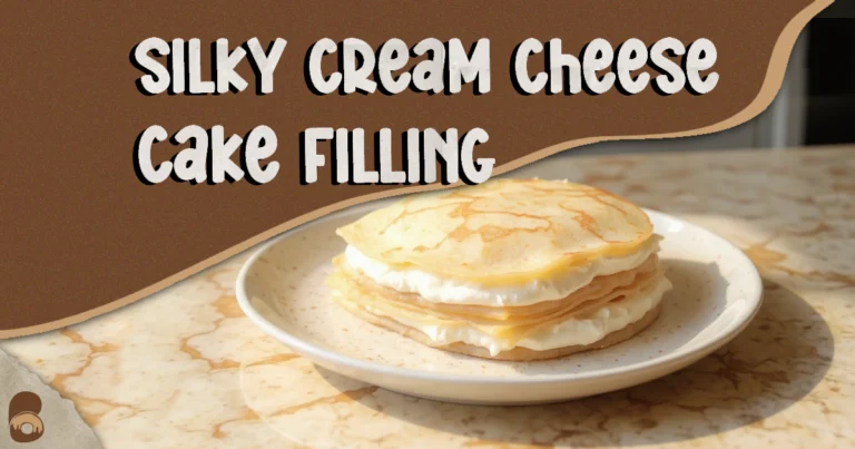 Quick & Easy Cream Cheese Cake Filling for Crepes