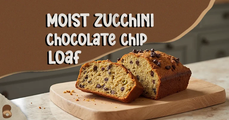 Zucchini Chocolate Chip Loaf: A Perfectly Sliceable Tea-Time Treat with Bakery-Style Texture