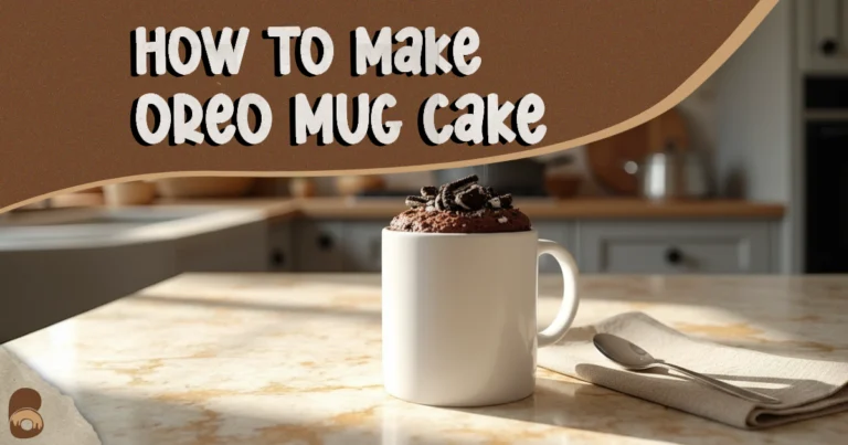 How to Make Oreo Mug Cake Perfect 2-Min Method