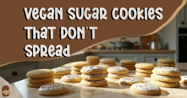 Vegan Sugar Cookies Made Effortless: Keep Them Soft Without Spreading